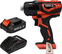 Аккумуляторный ударный шуруповерт YATO YT-82800 18 В 160 Нм с аккумулятором и зарядным устройством