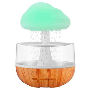 Нічник зволожувач у формі гриба з ефектом дощу та підсвіткою Cloud Rain Humidifier