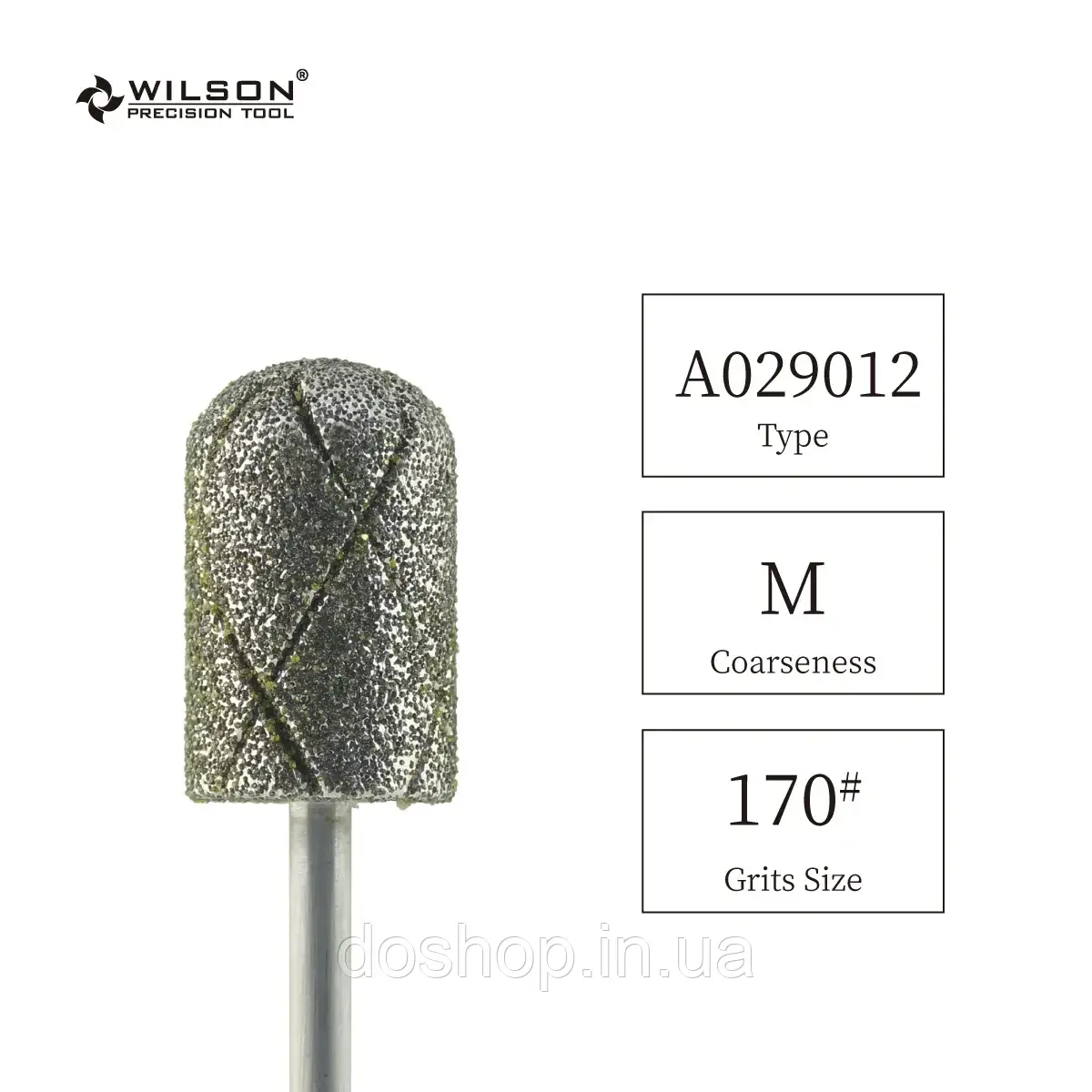 Насадка для педикюру Фреза алмазна Diamond Bit 10 мм середня