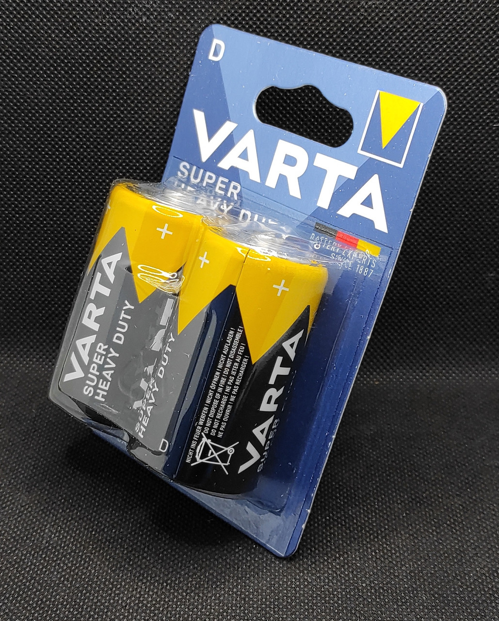 Батарейка D R20 Varta Super HD, фото 1