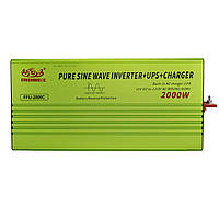 Инвертор (преобразователь напряжения) 12V-220V SUNCHONGLIC FFU-2000C UPS (2000W/4000W) +зарядка 20A