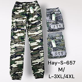 Спортивні штани для жінок оптом, M/L-3XL/4XL рр.,  арт. Hay-S-657