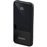 Power Bank (10 000mAh) YOOBAO LC7 c дисплеем и быстрой зарядкой QC 3.0 и PD (черный)