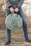 Сковорода багаттява трисекційна 50 см для природи Трисекційна сковорідка для смаження на багатті, фото 7