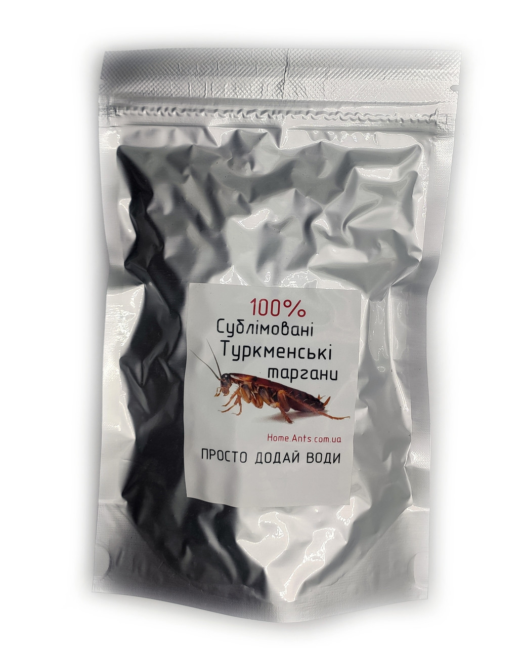 Сублімований Туркменський тарган "Просто додай води!" для : рептилій , їжаків , птиць , гризунів XL - фото 1 - id-p1398945066