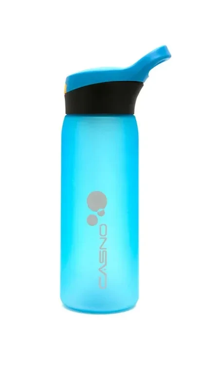 Пляшка для води CASNO 750 мл KXN-1210 Блакитна з соломинкою, фото 1