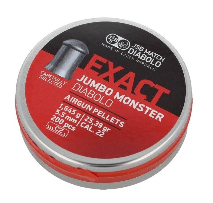 Кульки JSB Diabolo Exact Jumbo Monster 5.52 мм, 1.645 р (200шт)