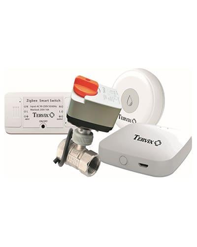 Система захисту від потопу для розумного будинку Tervix ZigBee Water Stop Premium на 1 трубу 1/2", фото 1