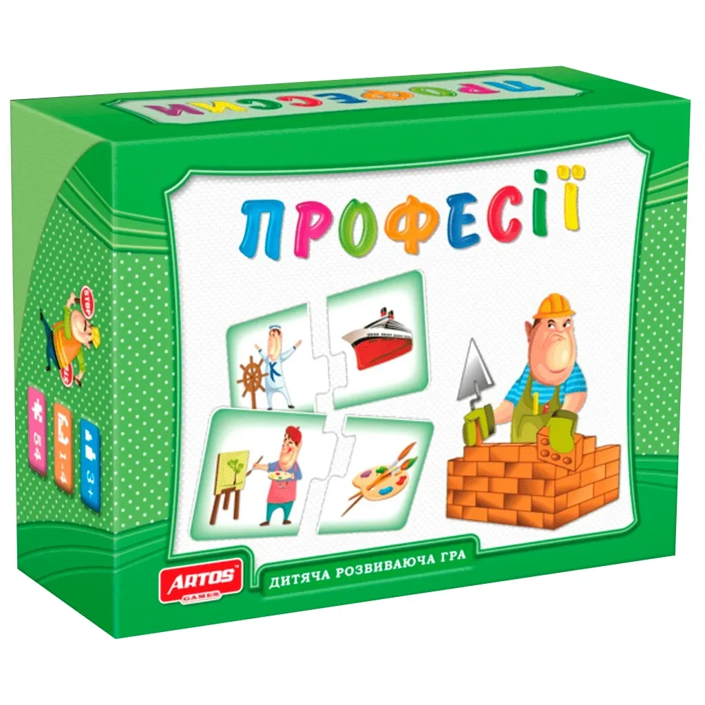 Настільна гра Artos Games Всезнайка. Професії, фото 1