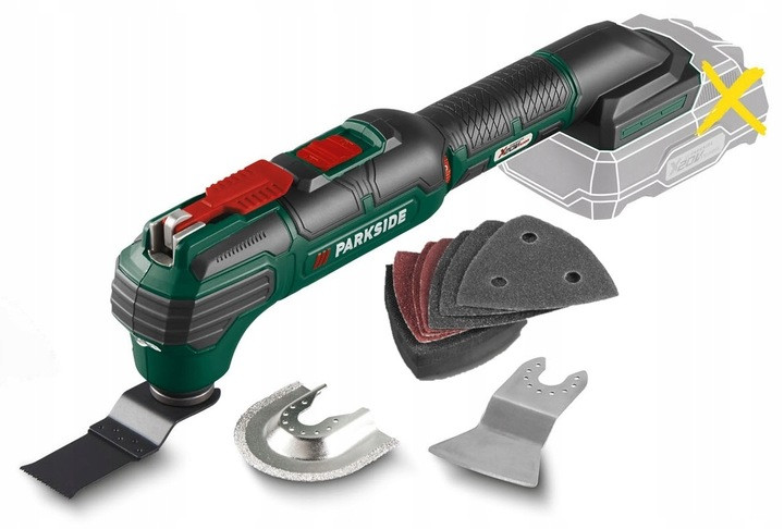 Багатофункціональна шліфувальна машина Parkside PAMFW 20-Li B2, фото 1