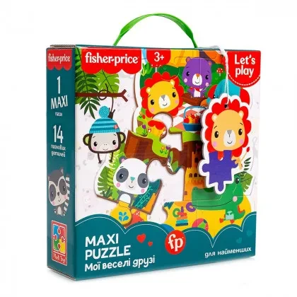 Maxi puzzle Fisher Price. Мої веселі друзі VT1711-10