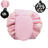 Косметичка-органайзер дорожная Розовый 50 см Дорожная косметичка Большая дорожная косметичка