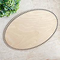 Дно дерев’яне (ОВАЛ ДЛЯ ТАЦІ ) 43х28 см L