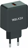 Мережевий зарядний пристрій Walker WH-25 QC 3.0 1USB/2,4A Black