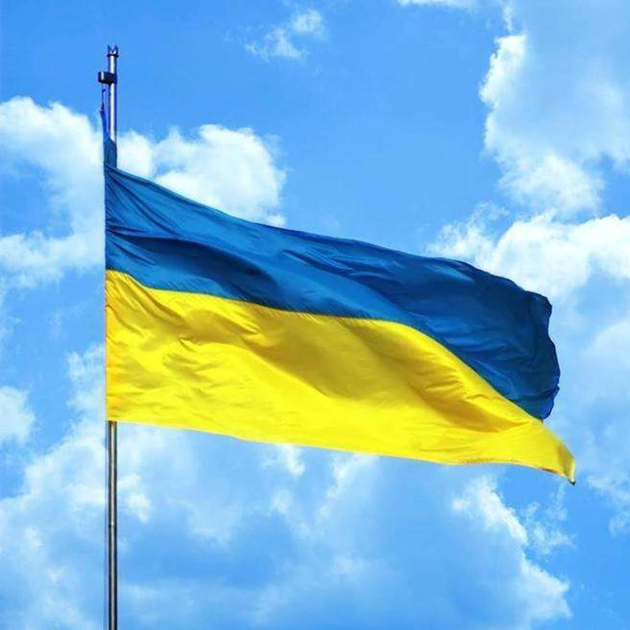 Великий Прапор України жовто-синій для флагштока 145х90 см