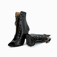 High Heels Black Full Leather 10 см