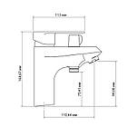 Змішувач для ванни Lidz Tani 011F на борт (з душовим гарнітуром) (k35) LDTAN011FCRM44977 Chrome, фото 2