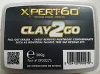 Аналог Глина для глубокой очистки кузова Xpert-60 Clay 2 Go 200 гр