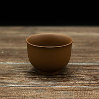 Глиняна піала (коричнева) матова 100 мл