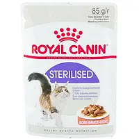 Влажный корм для котов Royal Canin Sterilised в соусе 85г