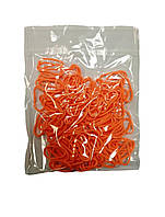 Резинки для плетения 150шт. Оранжевый