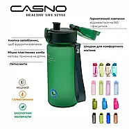 Пляшка для води CASNO 650 мл KXN-1157 Блакитна, фото 10