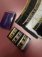 Труси боксери чоловічі Tommy Hilfiger в подарунковій упаковці 3 штуки Нижня білизна для чоловіків