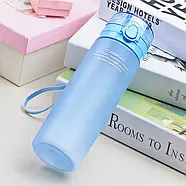 Пляшка для води CASNO 650 мл KXN-1157 Блакитна, фото 4