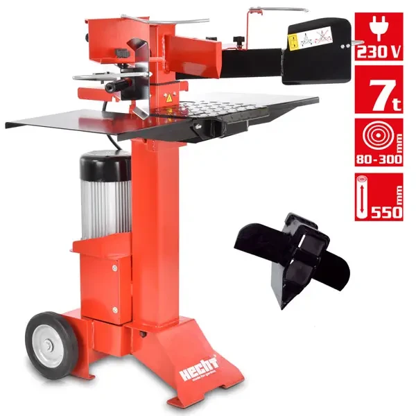 Дровокол HECHT6070 електричний  3000В/50Гц, 2200Вт, тиск 7т, Макс. діаметр бруса 300мм, Макс. довжина бруса 550мм, фото 1