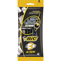 Станок для гоління BIC Action 3, 4 шт