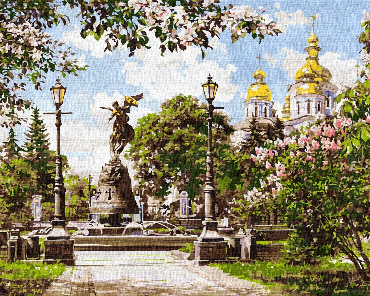 Картина за номерами - Володимирськаірка 40х50 (КНО3635)