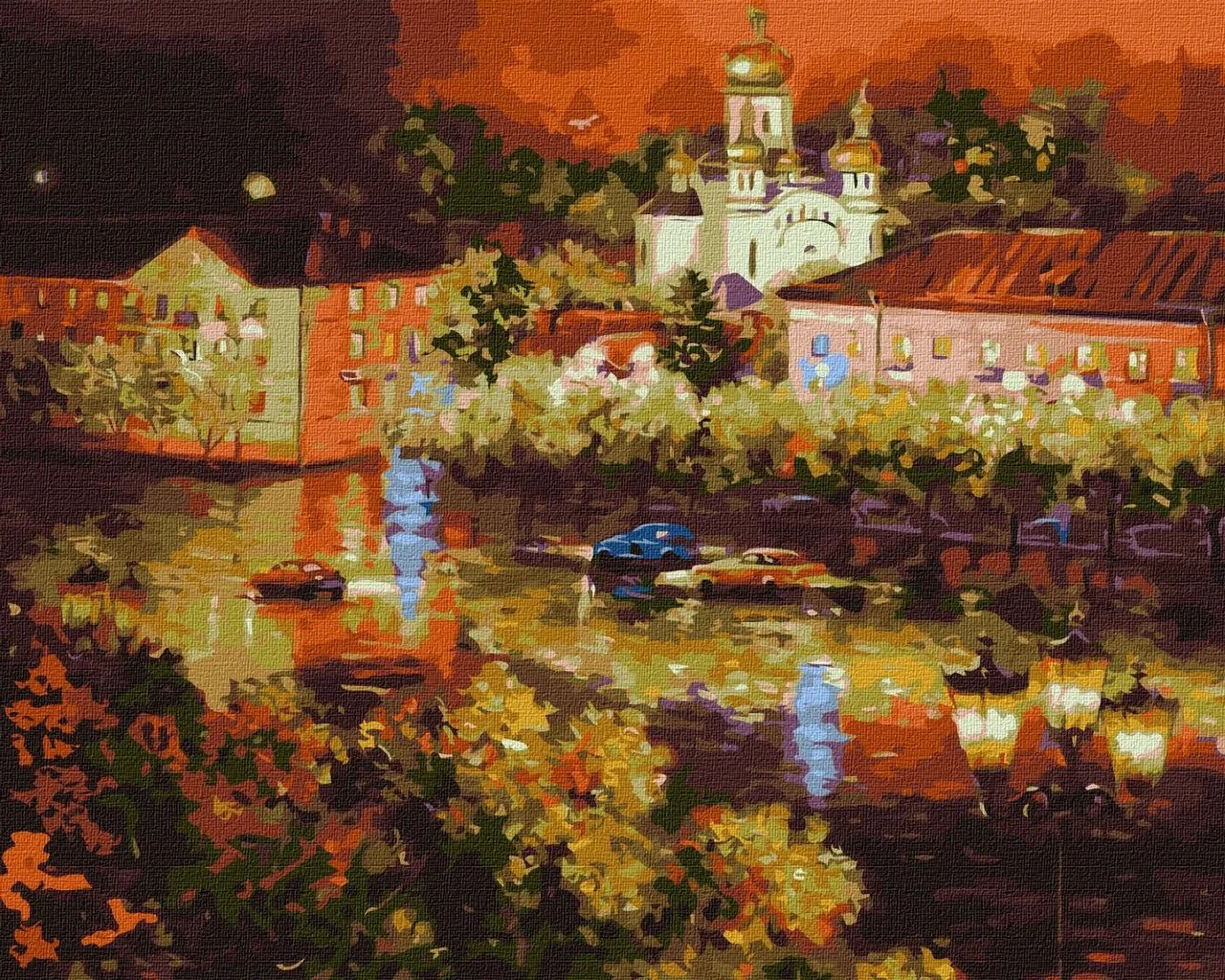 Картина за номерами - Вечірнє місто 40х50см (КНО3630)