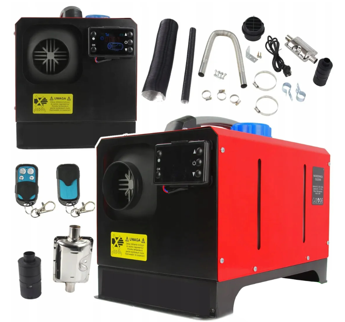 Автономний дизельний обігрівач для автомобіля та приміщень WEBASTO (вебасто) 8 Kwt 12V/220V Kraft&Dele KD11780