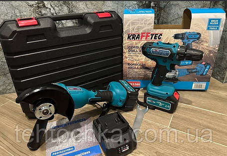 Комплект акумуляторного інструменту KRAFFTEC 36V-2.5, фото 1