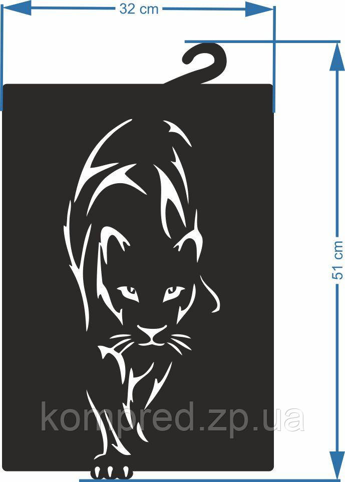 Металеве панно ХИЖАЧКА (316х510х1,2) , картина артметалл, фото 1