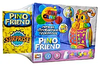 Набор легкого прыгающего пластилина Pino Friend Пуффи ТМ Moon light clay 70034 + Сюрприз