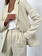 Костюм женский пиджак+брюки ткань костюмка 42-44, 46-48, 50-52 (4цв) "VOLKOVA" от производителя