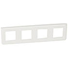 Рамка 4х2 модуля горизонтальна Mosaic Білий [078808L] Legrand