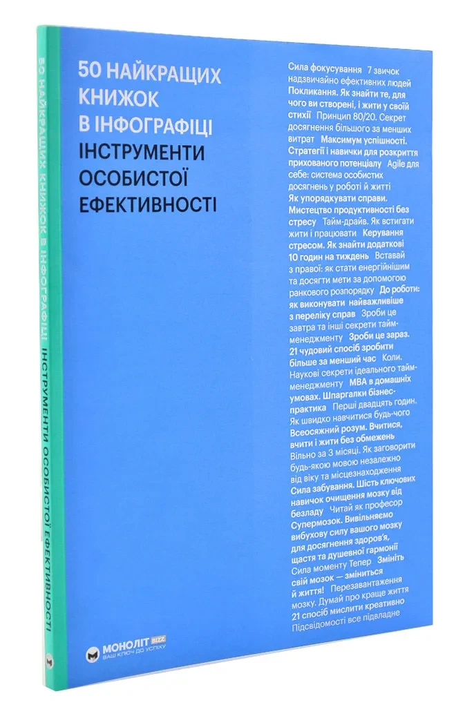 50 лучших книг в инфографике. Инструменты личной эффективности - фото 1 - id-p1671435720