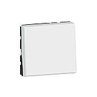 Прохідний вимикач 2 модуля Mosaic 10А Білий [278011L] Legrand