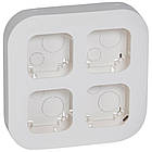 Рамка 4-постова Forix Білий [782494] Legrand