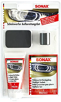 Набор для очистки полировки и защиты фар SONAX HeadLight Restouration Kit 405941