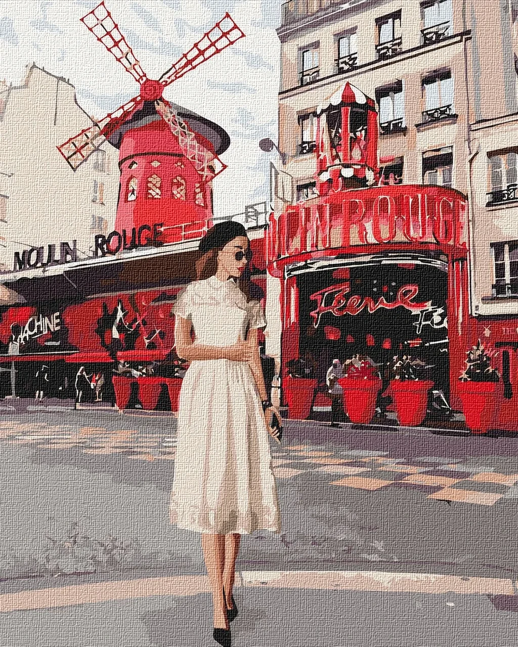 Картина за номерами 'Moulin Rouge' 40х50 КНО4657