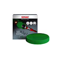 Полировочный круг (для роторных машинок) зеленый средней жесткости SONAX 160 мм SONAX 493000