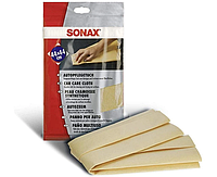 Ганчірка для сушіння авто зі штучної замші аналог SONAX Car Care Cloth 419200 без пакета