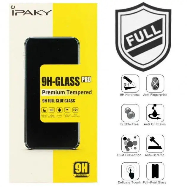 Xiaomi Redmi 13C/Poco C65 Захисне скло iPaky Black коробка