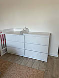 Комод Лайт Еко 6 Ящиків + накладний пеленатор, фото 4
