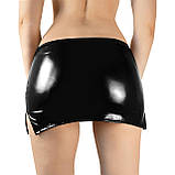 Сексуальна вінілова спідниця Art of Sex - Stella, розмір L-2XL, колір чорний SO7365, фото 2