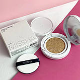 Кушон зволожувальний Missha Magic Cushion Moist Up SPF50+ PA+++ 15 g No21 Light Beige, фото 6