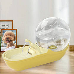 Автоматичний фонтан напувалка 4,5 л для кішок і собак безшумна з USB-роз'ємом